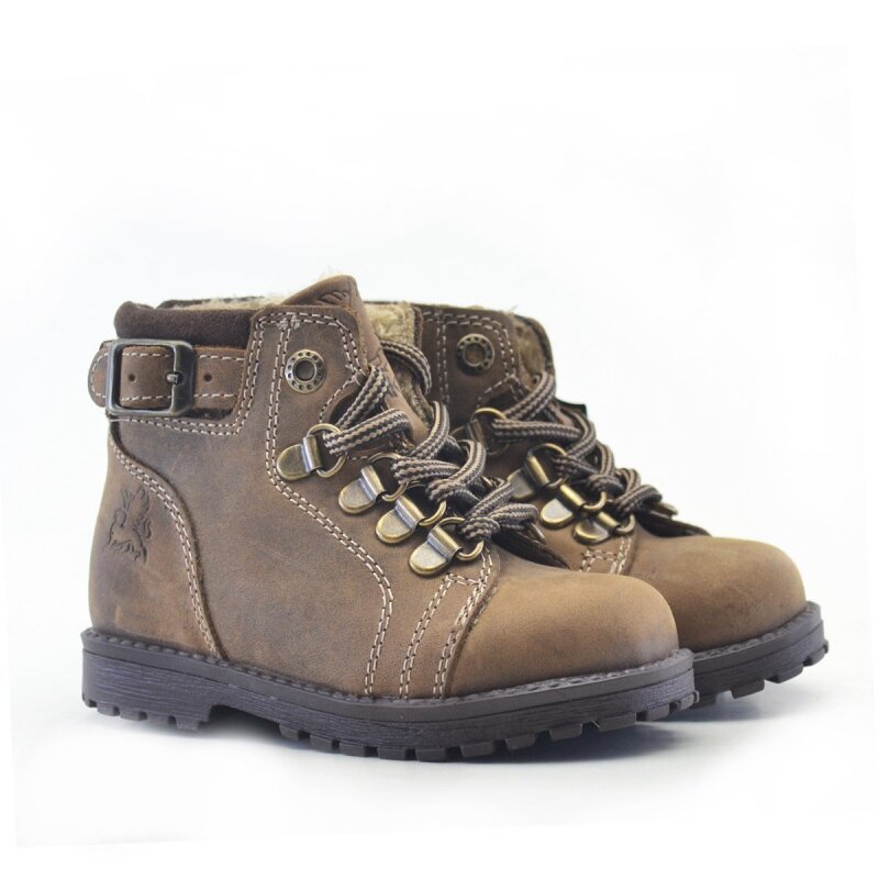 Rakerplus Griffon Hakiki Deri Kum Fermuarlı Kışlık Çocuk Bot - 3