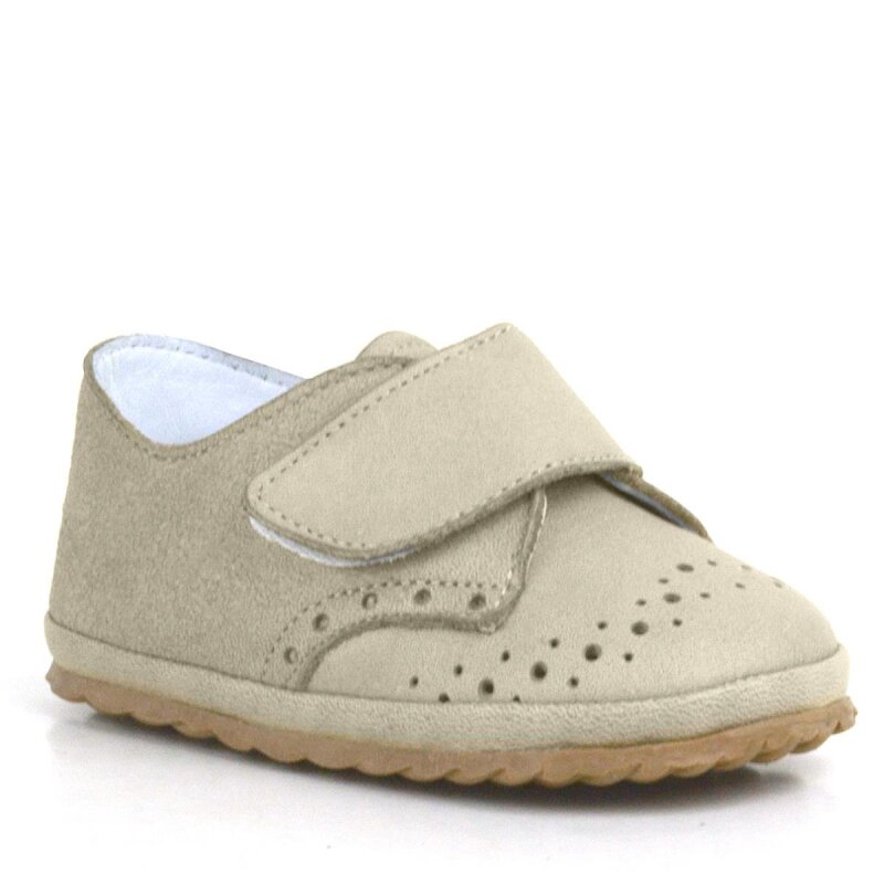 Hakiki Deri Vizon Cırtlı Bebek Patik Ayakkabı - 2