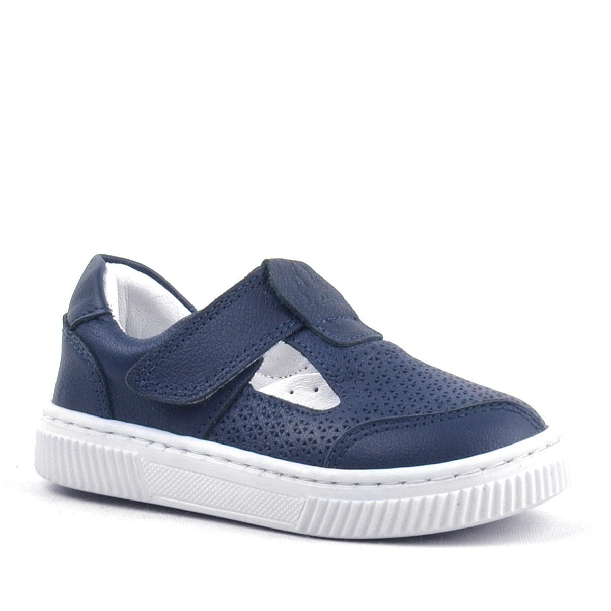 Rakerplus Bheem Hakiki Deri Lacivert Cırtlı Bebek Sneaker Sandalet - 1