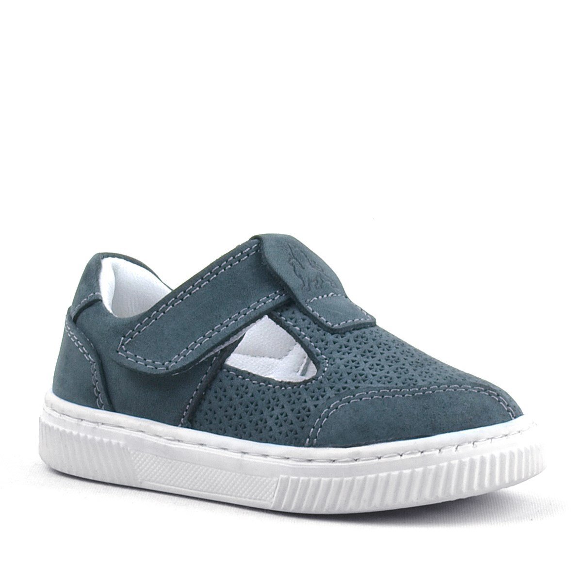 Rakerplus Bheem Hakiki Deri Gri Cırtlı Bebek Sneaker Sandalet - 1