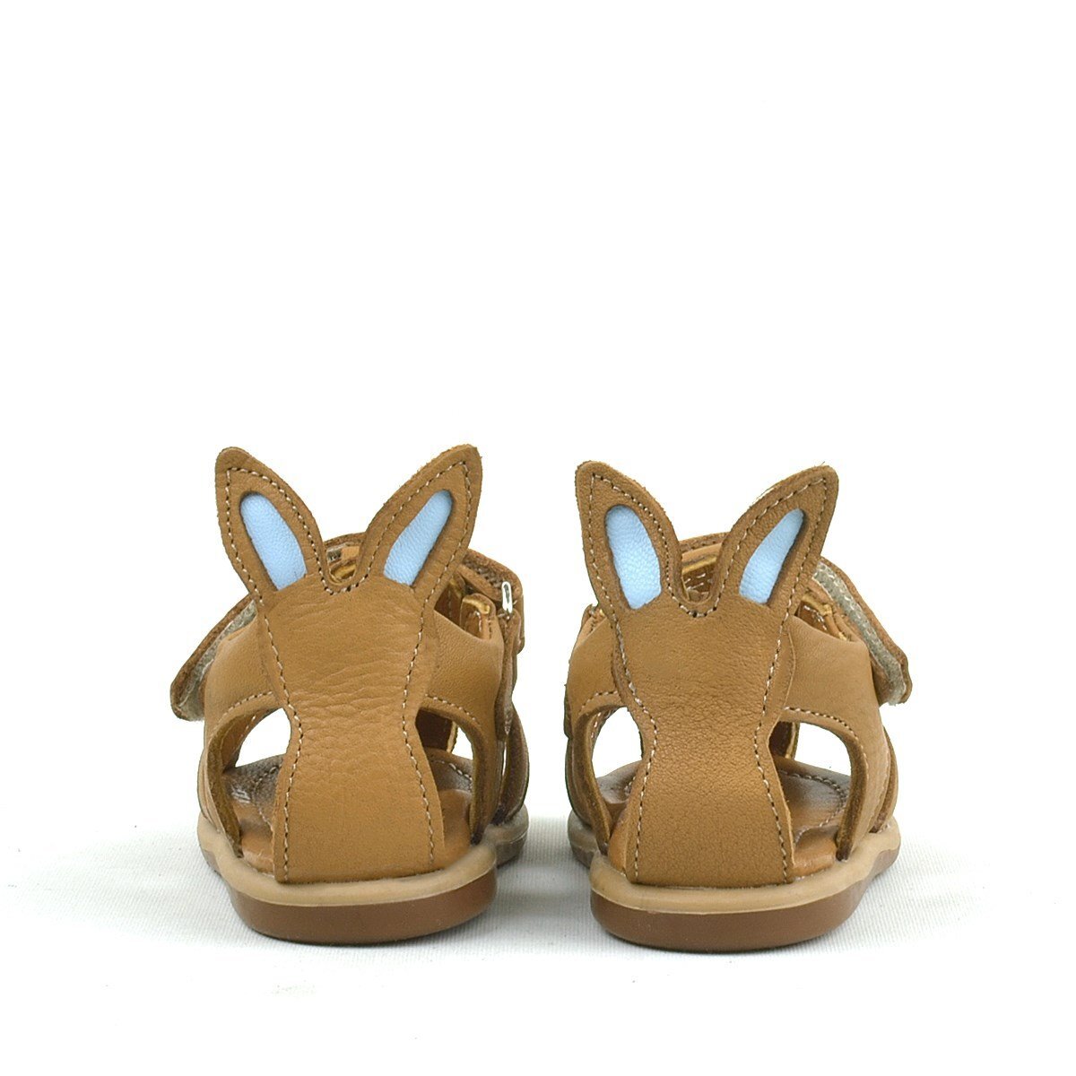 Rakerplus Bunny Hakiki Deri Taba Cırtlı Bebek Sandalet - 6