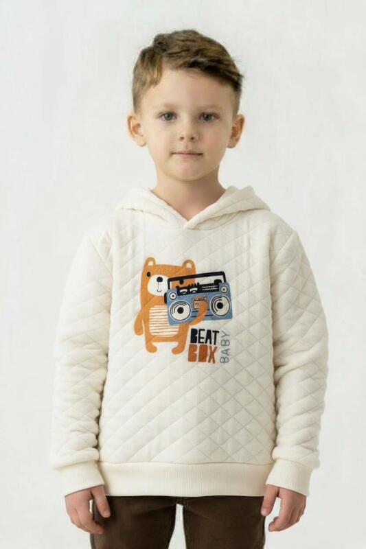 Erkek Çocuk Alt Üst Takım 9-24 Ay 16288 Mavi - Ekru - 3