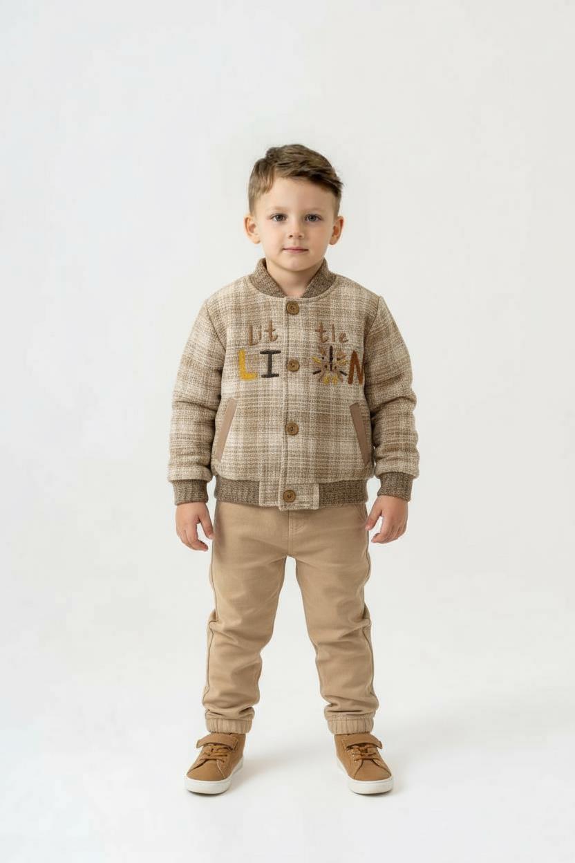 Erkek Çocuk Alt Üst Takım 9-24 Ay 16365 Bej - 1