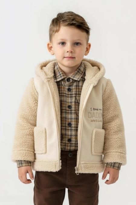 Erkek Çocuk Alt Üst Takım 9-24 Ay 16258 Bej - 2