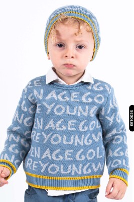 Erkek Bebek Alt Üst Takım 6-24 Ay 404 Mavi - 3