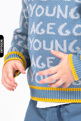 Erkek Bebek Alt Üst Takım 6-24 Ay 404 Mavi - 4