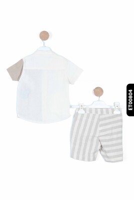 Erkek Çocuk Alt Üst Takım 3-12 Ay 6168 Bej - 2