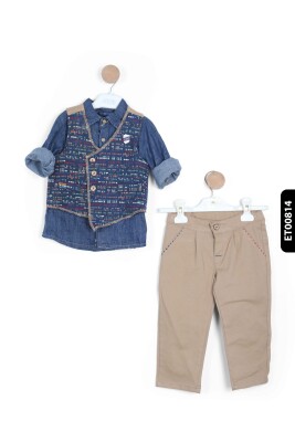 Erkek Çocuk Alt Üst Takım 3-12 Ay 6176 Mavi - HYPE