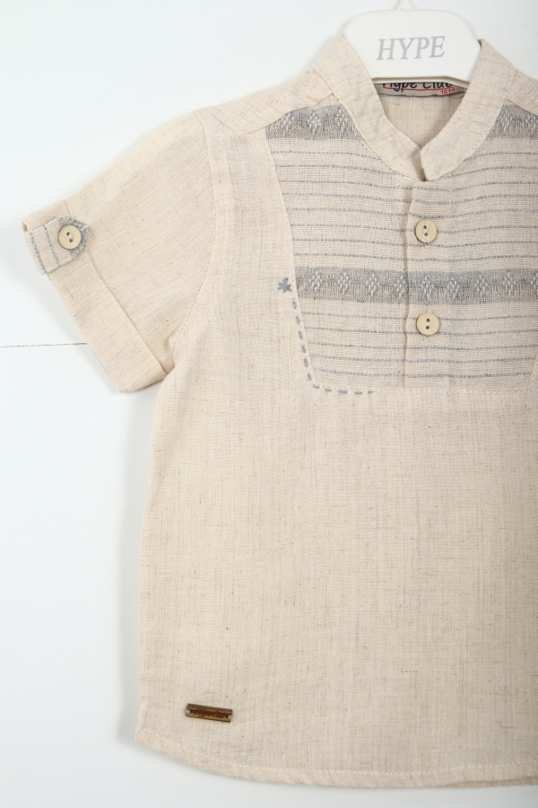 Erkek Çocuk Alt Üst Şort Takım 6-36 Ay 6210 Bej - 2