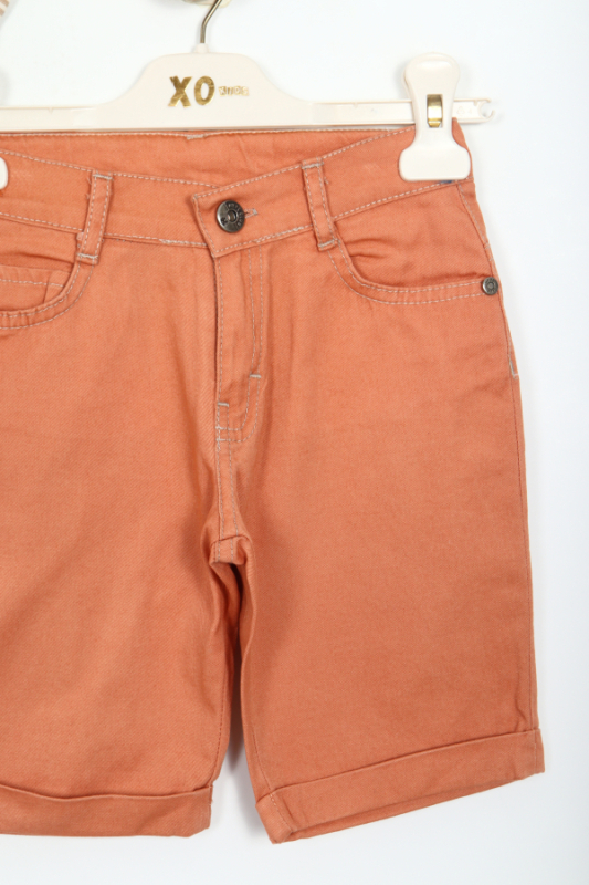 Erkek Çocuk Alt Üst Şort Takım 1-5 Yaş 6215 Bej - 4