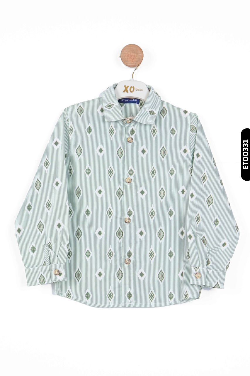 Erkek Çocuk Alt Üst Takım 4-8 Yaş 6530 Bej - Yeşil - 7