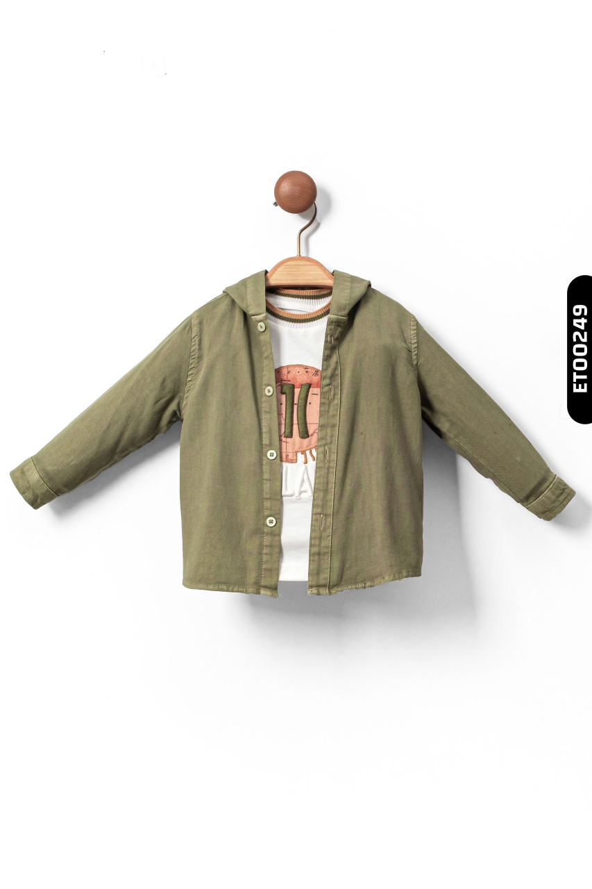 Erkek Çocuk Alt Üst Takım 6-36 Yaş 1411 Yeşil - Lacivert - 3