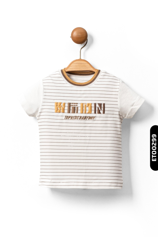 Erkek Çocuk Alt Üst Takım 6-36 Ay 1421 Sarı - Kahverengi - 4