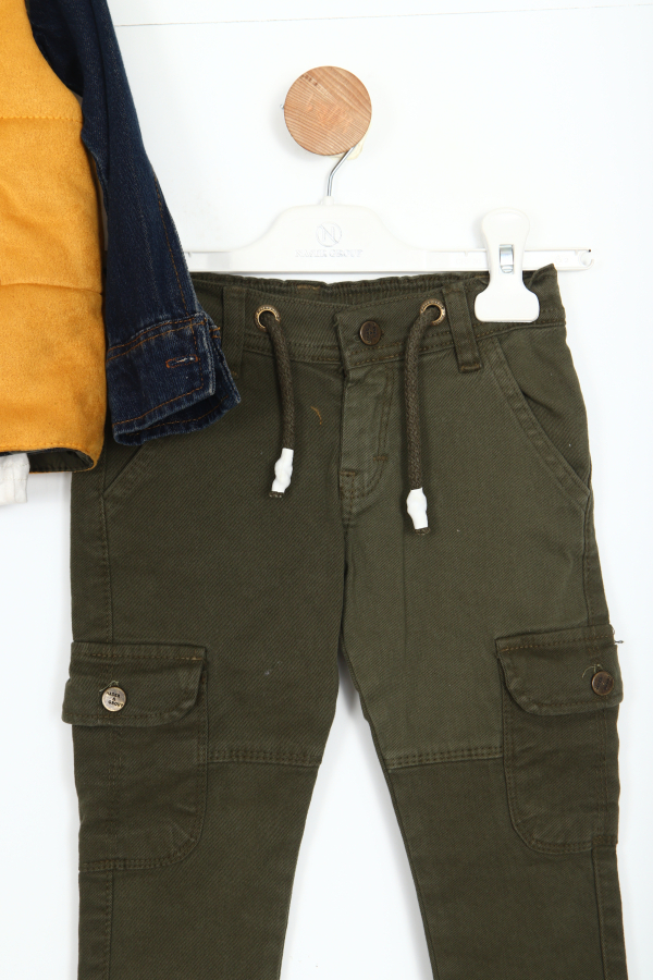 Erkek Çocuk Alt Üst Takım 2-5 Yaş12088 Hardal - 3