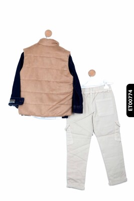 Erkek Çocuk Alt Üst Takımı 6-10 Yaş 13094 Bej - 2