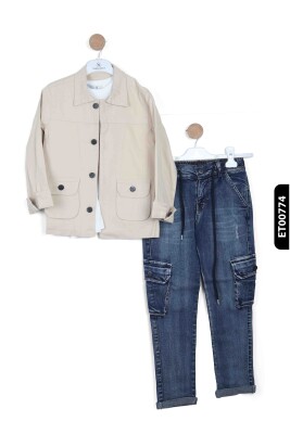 Erkek Çocuk Alt Üst Takımı 6-10 Yaş 13094 Kiremit - 2