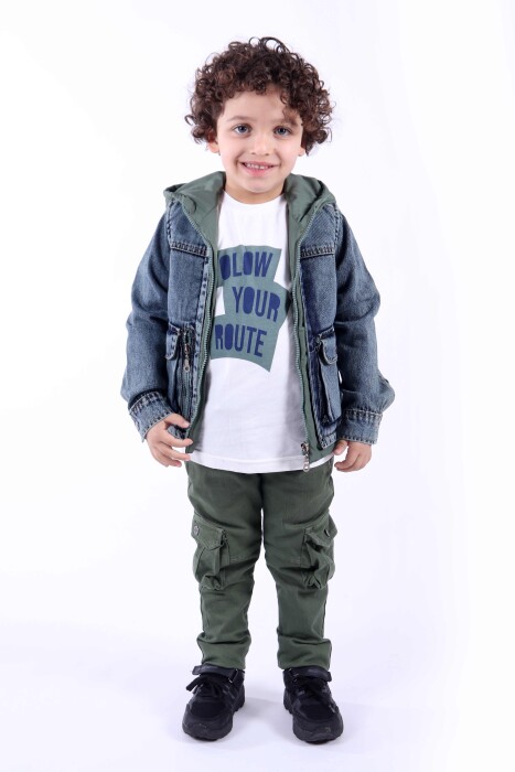 Erkek Çocuk Alt Üst Takım 2-5 Yaş 12100 Yeşil - 1