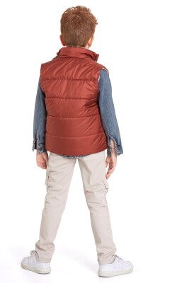 Erkek Çocuk Alt Üst Takım 6-9 Yaş 13099 Kiremit - 4