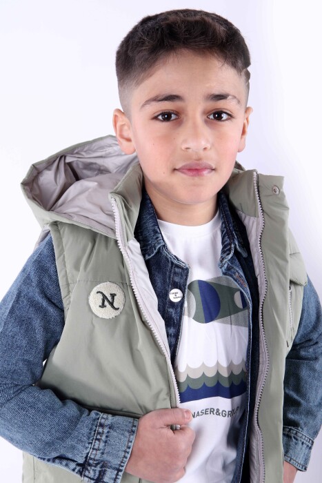 Erkek Çocuk Alt Üst Takım 6-9 Yaş 13092 Yeşil - 1