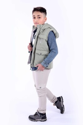 Erkek Çocuk Alt Üst Takım 6-9 Yaş 13092 Yeşil - 3