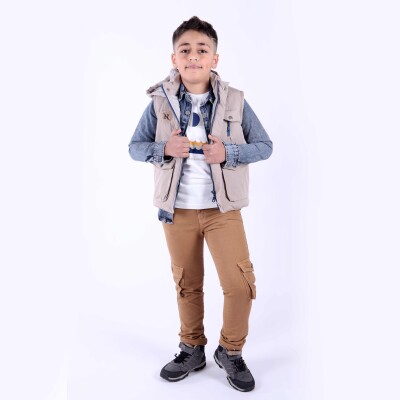 Erkek Çocuk Alt Üst Takım 6-9 Yaş 13092 Antrasıt - NASR GRUB