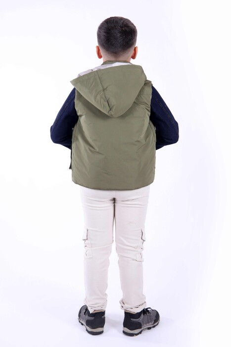 Erkek Çocuk Alt Üst Takım 6-9 Yaş 13083 Yeşil - 4