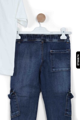 Erkek Çocuk Alt Üst Takım 6-9 Yaş 13084 Kahverengi - Bej - 4