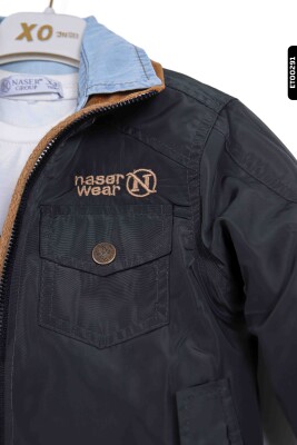 Erkek Çocuk Alt Üst Takım 2-5 Yaş 12073 Kahverengi - Ekru - 8