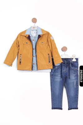 Erkek Çocuk Alt Üst Takım 2-5 Yaş 12064 Kırmızı - 3