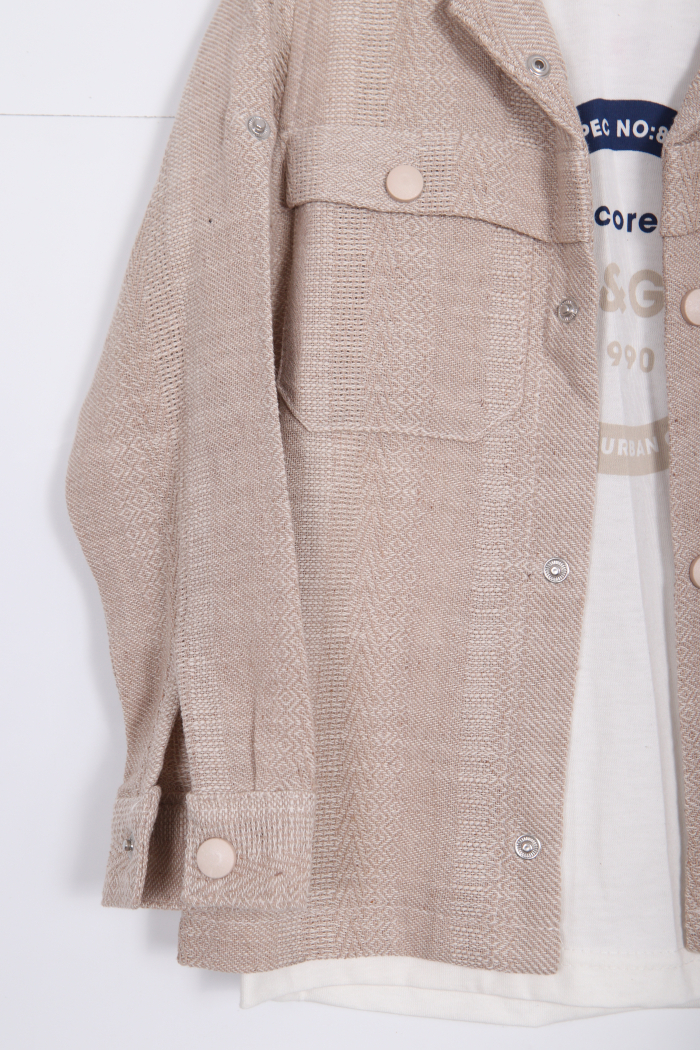 Erkek Çocuk Alt Üst Takım 2-6 Yaş 12519 Bej - 2