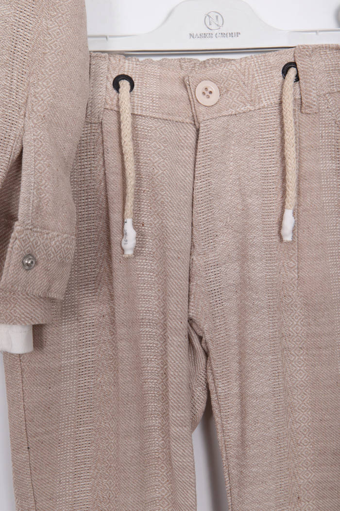 Erkek Çocuk Alt Üst Takım 2-6 Yaş 12519 Bej - 3
