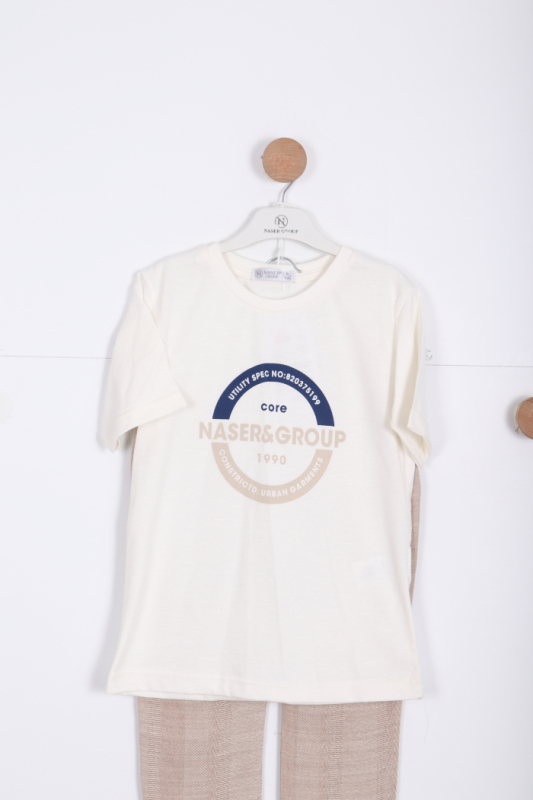 Erkek Çocuk Alt Üst Takım 2-6 Yaş 12519 Bej - 5