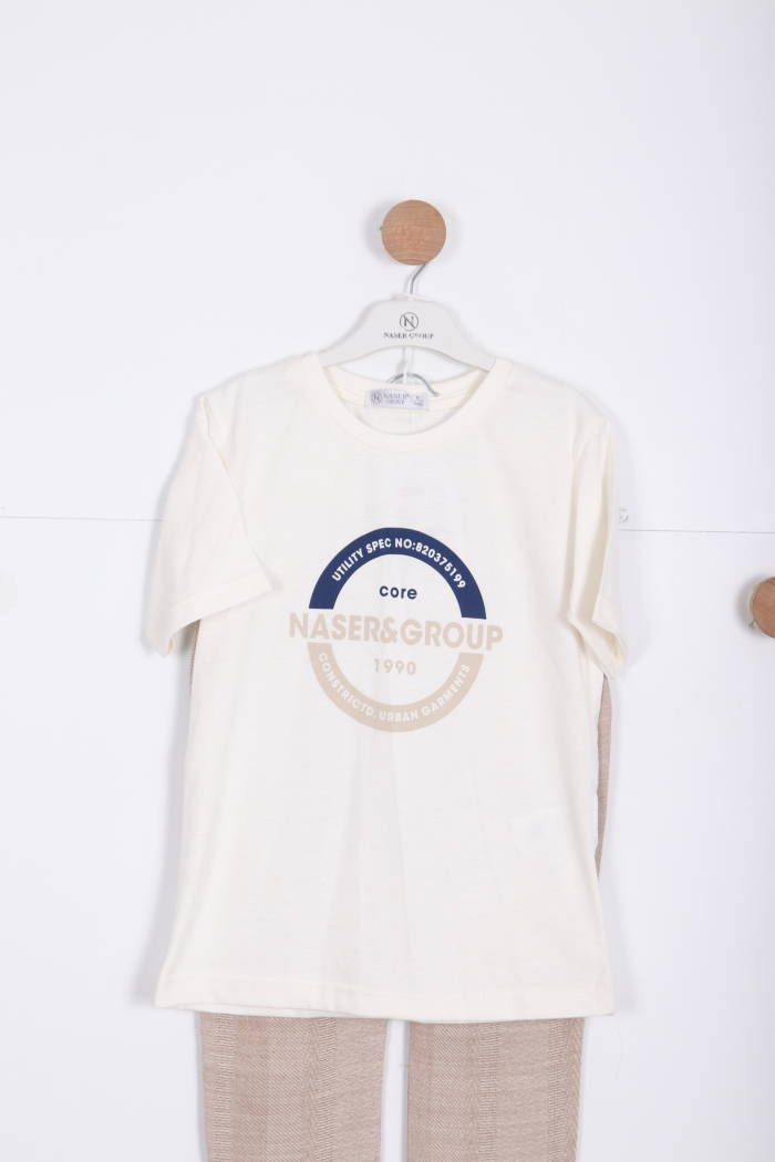 Erkek Çocuk Alt Üst Takım 2-6 Yaş 12519 Bej - 5