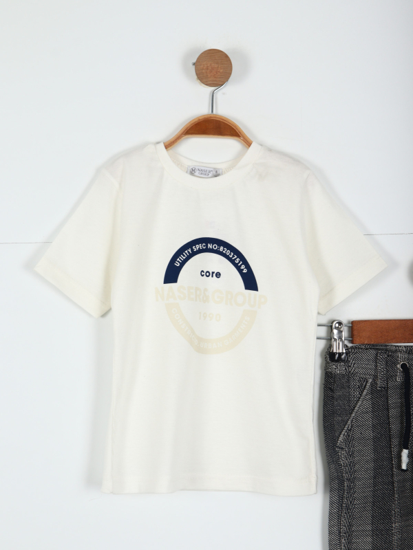 Erkek Çocuk Alt Üst Takım 2-6 Yaş 12519 Gri - 5