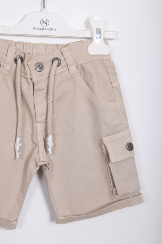 Erkek Çocuk Alt Üst Şort Takım 18-36 Ay 2143 Kahverengi - 4