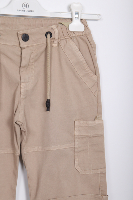 Erkek Çocuk Alt Üst Şort Takım 8-14 Yaş 4141 Kahverengi - 5