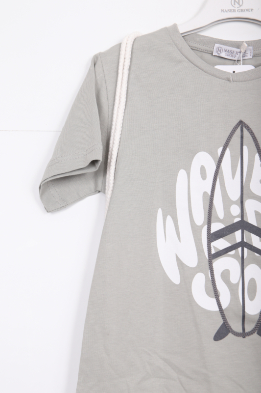 Erkek Çocuk Alt Üst Şort Takım 8-14 Yaş 4143 Mint - 3