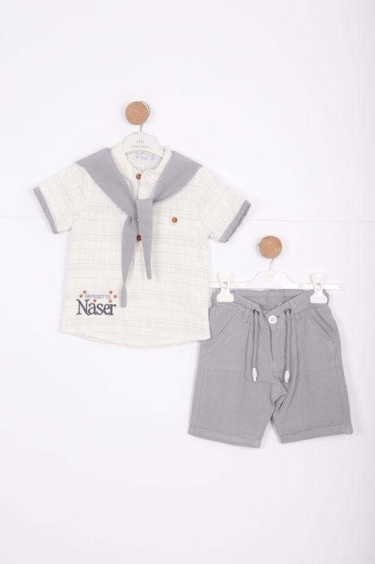 Erkek Çocuk Alt Üst Takım 1-5 Yaş 12526 Gri 