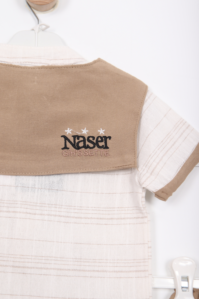 Erkek Çocuk Alt Üst Takım 1-5 Yaş 12526 Bej - 3