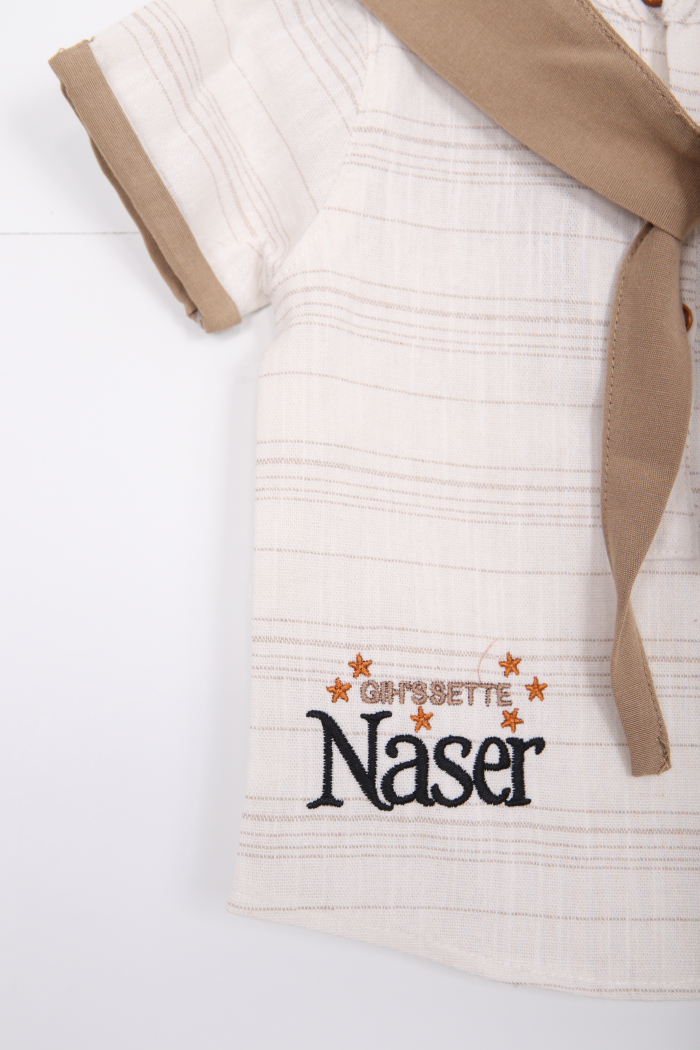 Erkek Çocuk Alt Üst Takım 1-5 Yaş 12526 Bej - 4