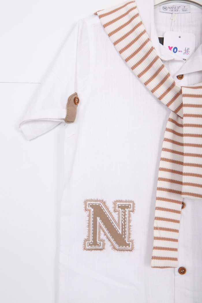 Erkek Çocuk Alt Üst Takım 6-10 Yaş 13524 Bej - 3