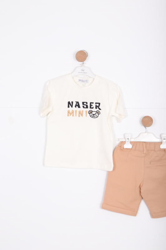 Erkek Çocuk Alt Üst Takım 1-5 Yaş 12529 Camel - 4