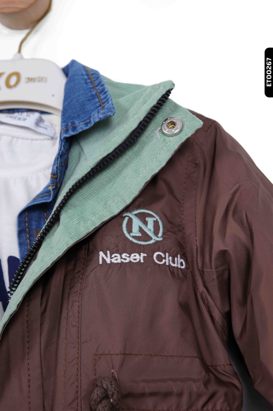 Erkek Çocuk Alt Üst Takım 12-36 Ay 11055 Kahverengi - 7