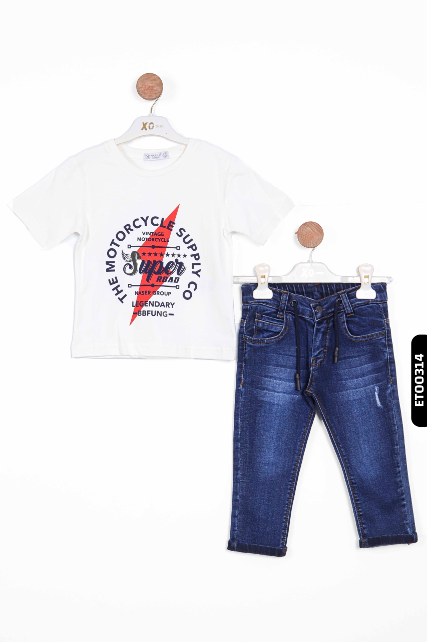 Erkek Çocuk Alt Üst Takım 12-36 Ay 12054 Kırmız - Lacivert - 7