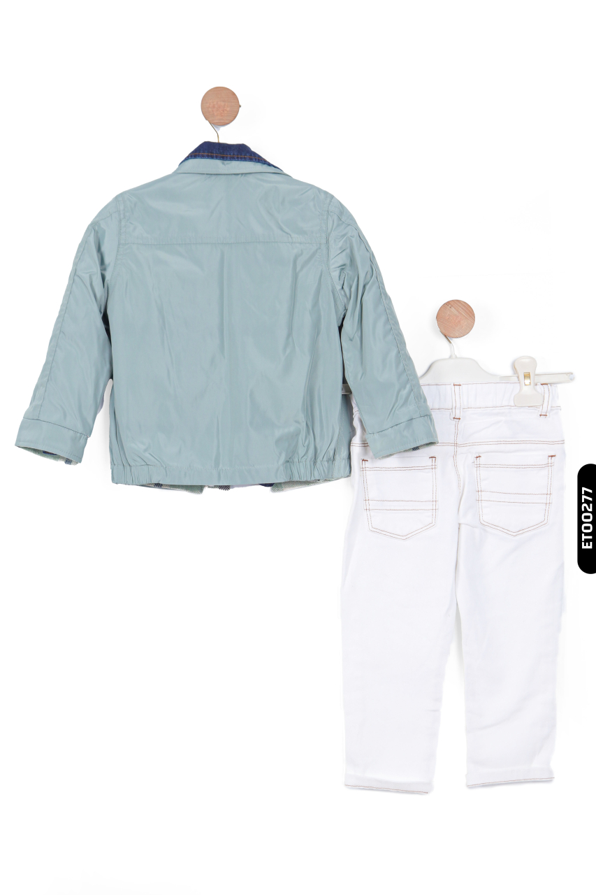 Erkek Çocuk Alt Üst Takımı 2-5 Yaş 12062 Mint - 4
