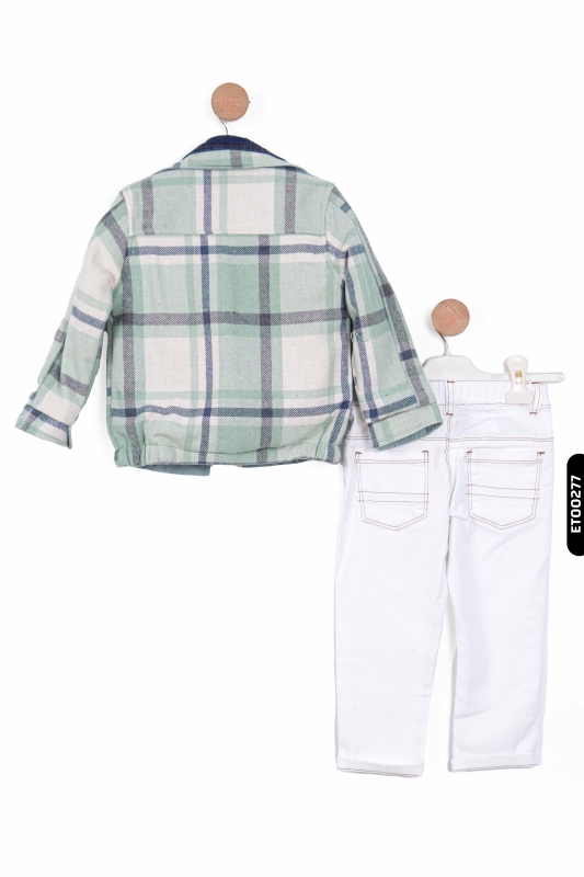 Erkek Çocuk Alt Üst Takımı 2-5 Yaş 12062 Mint - 5