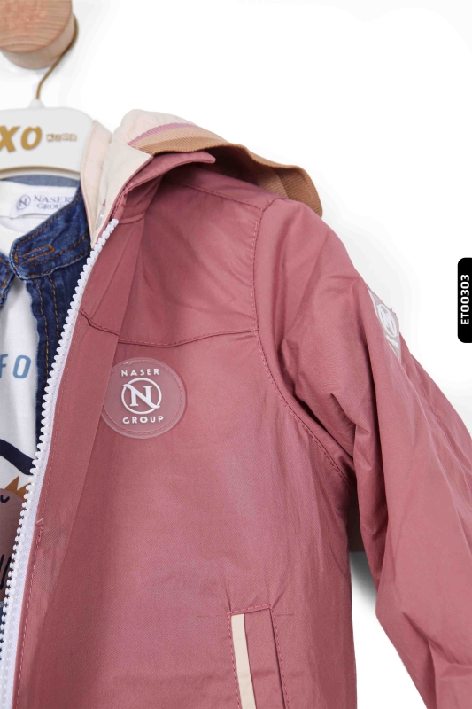 Erkek Çocuk Kargolu Alt Üst Takım 2-5 Yaş 12056 Ekru - Pembe - 7