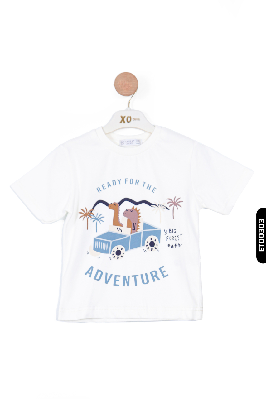 Erkek Çocuk Kargolu Alt Üst Takım 2-5 Yaş 12056 Ekru - Pembe - 8