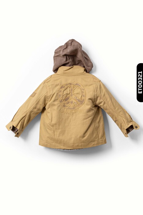 Sahte Cepli Çıtçıt Kapmalı Dik Yakalı 4'lu Erkek Çocuk Alt Üst Takım 6-36 Ay 1144 Sarı - Mavi - 2