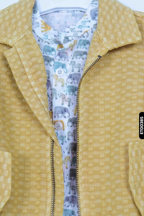 Erkek Çocuk Alt Üst Takım 6-36 Ay 5134 Sari - Haki * - 4